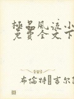 极品风流小仙医免费全文下载