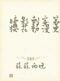 暗影刺客第四季樱花动漫更新时间