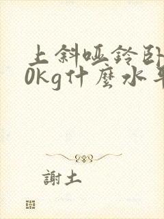 上斜哑铃卧推20kg什么水平