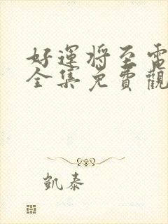 好运将至电视剧全集免费观看高清版