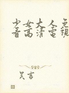 少女大人免费观看高清电视剧韩剧