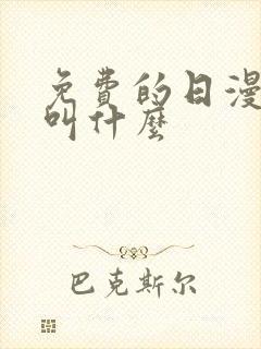 免费的日漫软件叫什么