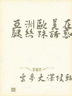 亚洲欧美在线美腿丝袜诱惑封面