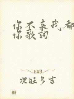 你不来我都在等你歌词