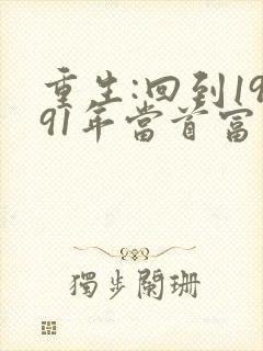 重生:回到1991年当首富阅读