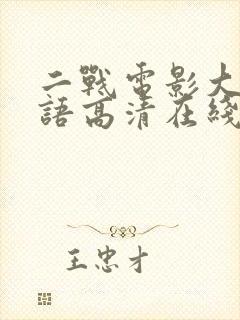 二战电影大全国语高清在线观看