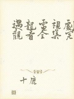 遇龙电视剧免费观看全集完整版