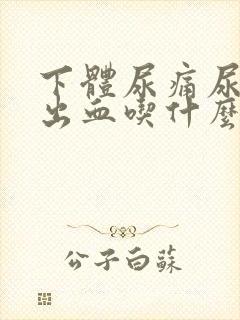 下体尿痛尿频还出血吃什么药