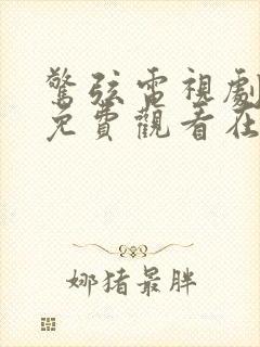 惊弦电视剧全集免费观看在线播放