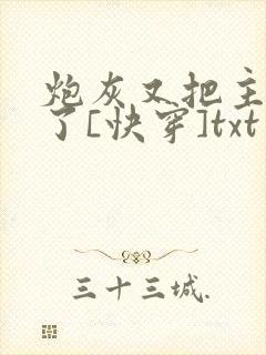 炮灰又把主角攻了[快穿]txt