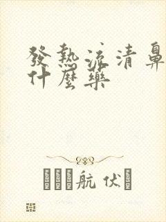 发热流清鼻涕吃什么药