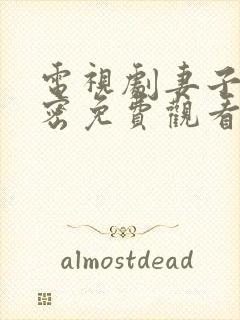 电视剧妻子的秘密免费观看高清封面