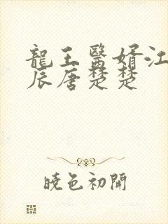 龙王医婿江辰江辰唐楚楚封面