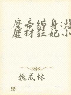 魔帝缠身:爆宠废材狂妃小说网