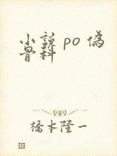 小说 po 伪骨科
