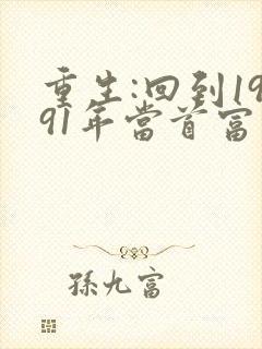 重生:回到1991年当首富