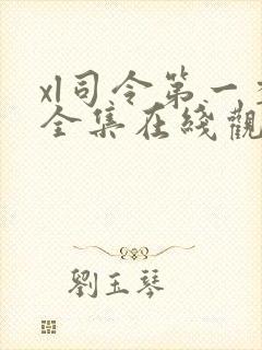 xl司令第一季全集在线观看完封面