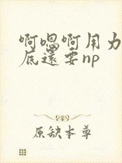 啊嗯啊用力插到底还要np封面