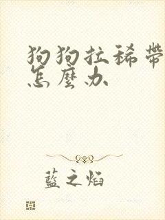 狗狗拉稀带呕吐怎么办