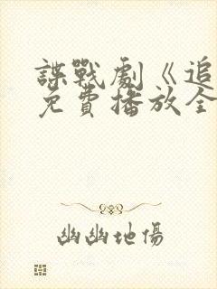 谍战剧《追捕》免费播放全集