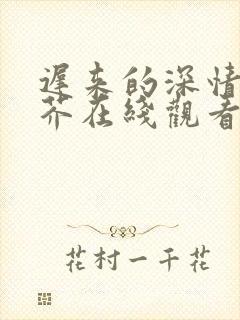 迟来的深情如草芥在线观看短剧封面