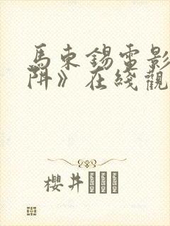 马东锡电影《陷阱》在线观看