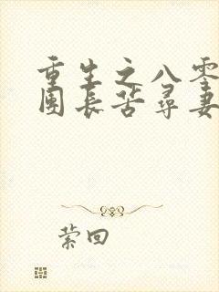 重生之八零冷面团长苦寻妻