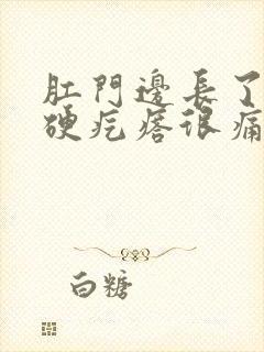 肛门边长了一个硬疙瘩很痛