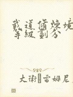 武道修炼境界的等级划分