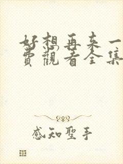 好想再来一次免费观看全集封面