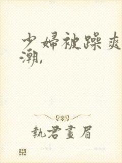 少妇被躁爽到高潮,