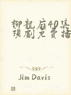 柳龙庭40集电视剧免费播放