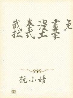 武拳漫画免费下拉式土豪