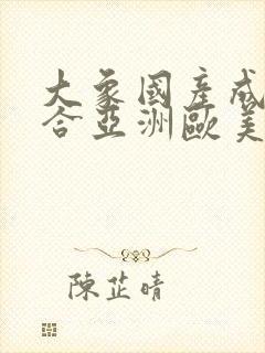 大象国产成人综合亚洲欧美在线