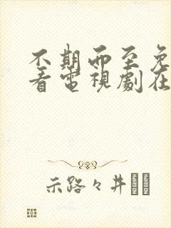 不期而至免费观看电视剧在线播放