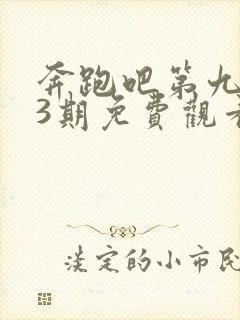 奔跑吧第九季13期免费观看完整版