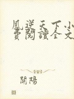 凤逆天下小说免费阅读全文