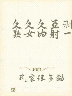 久久久亚洲熟妇熟女内射一区