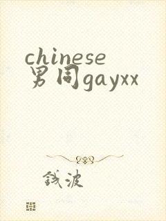 chinese男同gayxx