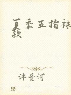 夏季五指袜男薄款封面