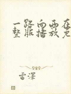 一路向西在线完整版播放免费