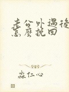 老公外遇后我该怎么挽回封面