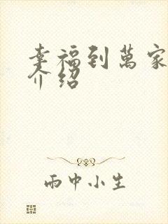 幸福到万家剧情介绍