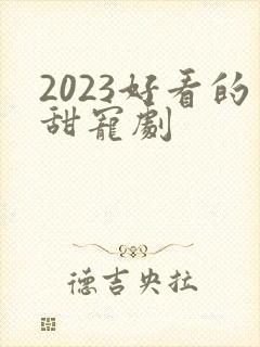 2023好看的甜宠剧