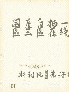 国产自拍一区二区三区在线