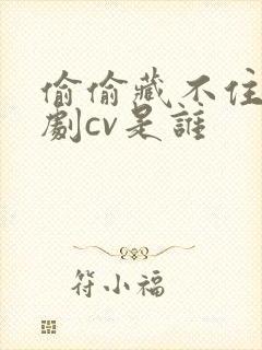 偷偷藏不住广播剧cv是谁