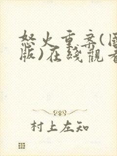 怒火重案(国语版)在线观看