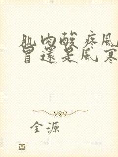 肌肉酸疼风热感冒还是风寒感冒封面