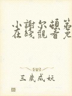 小谢尔顿第一季在线观看免费