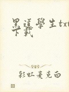 黑道学生txt下载